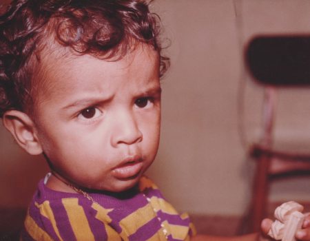 Baby Manoj playing with toys